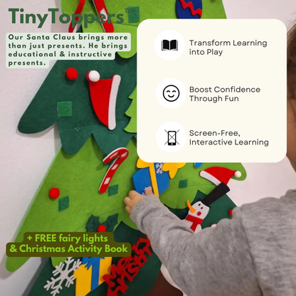 TinyToppers™ Tree - Montessori Felt Christmas Tree