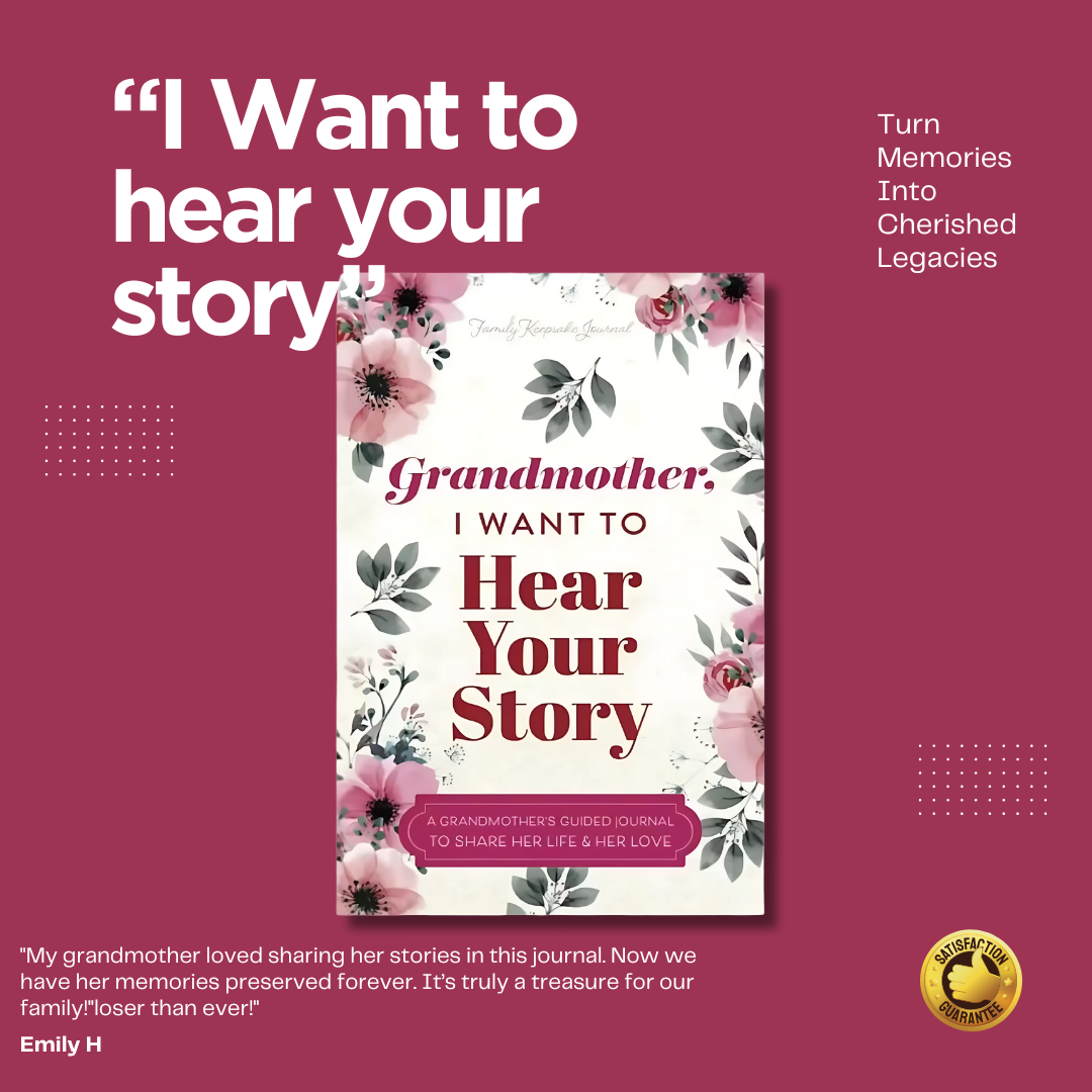 “I Want to hear your story” -Guided Journal